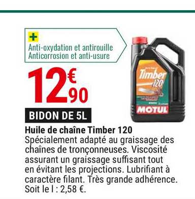 huile de chaîne timber 120