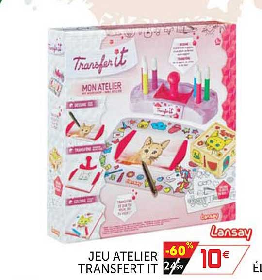 Jeu Atelier Transfert It Lansay