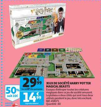 jeux de société harry potter magical beasts