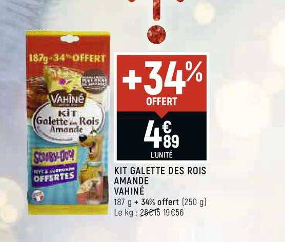 kit galette des rois amande vahiné