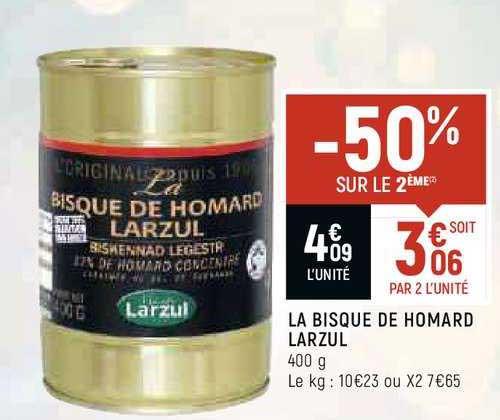 la bisque de homard larzul