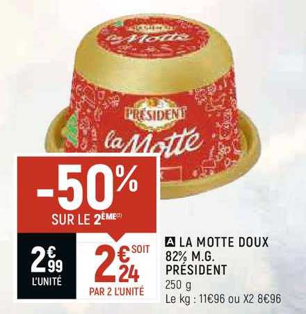 la motte doux 82% m.g. président