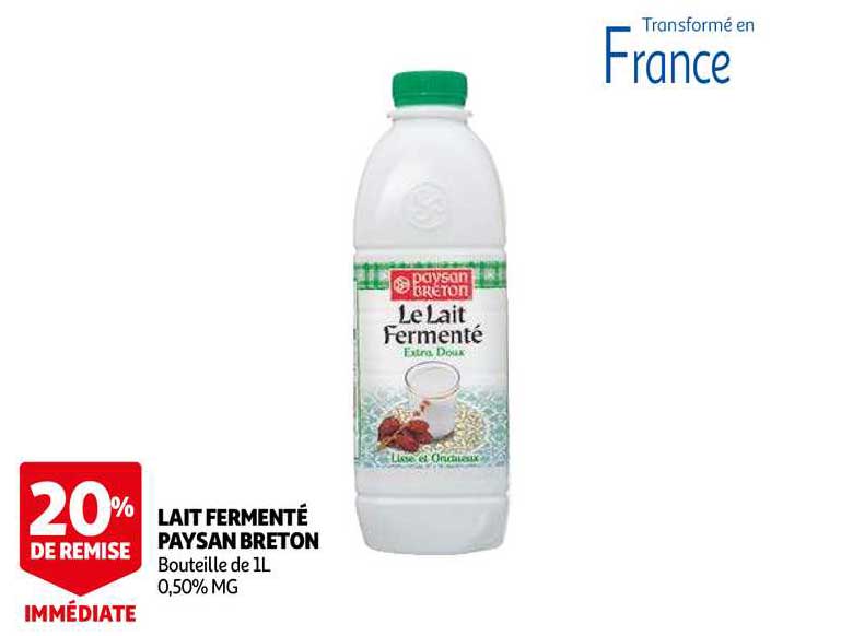 lait fermenté paysan breton