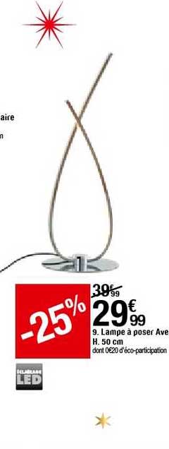 lampe à poser ave h 50 cm