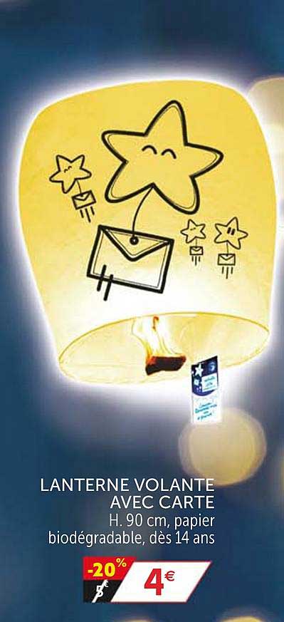 lanterne volante avec carte