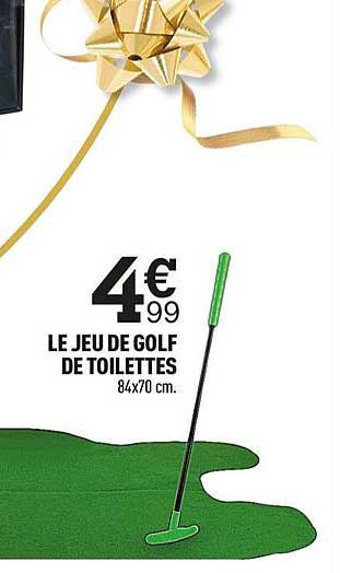le jeu de golf de toilettes