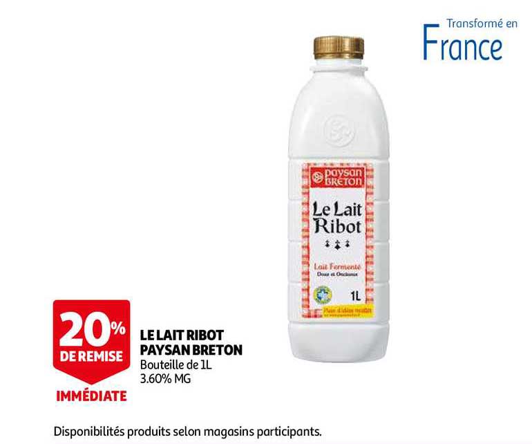 le lait ribot paysan breton