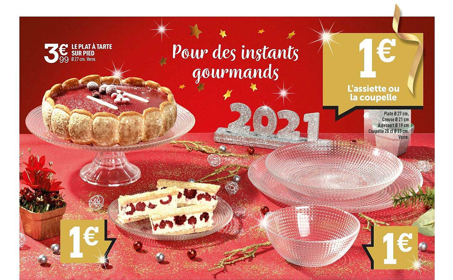 le plat à tarte sur pied l'assiette ou la coupelle