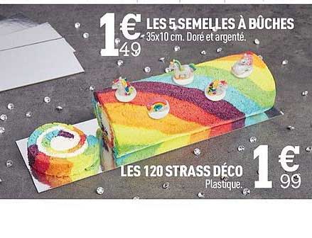 les 120 strass déco les 5 semelles à bûches