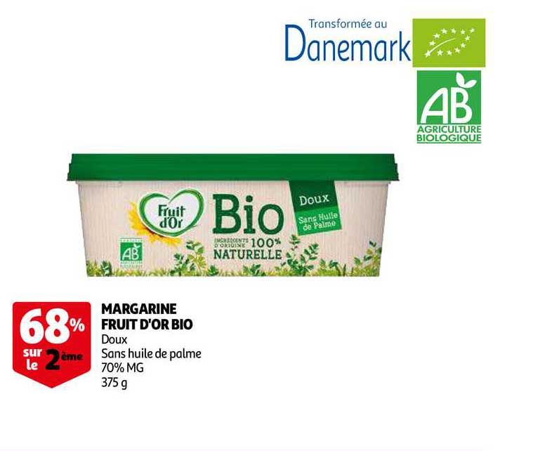 Margarine Fruit D'or Bio