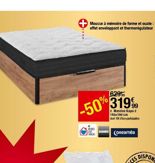 matelas kapa 2 140x190 cm