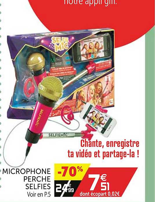 microphone perche selfies