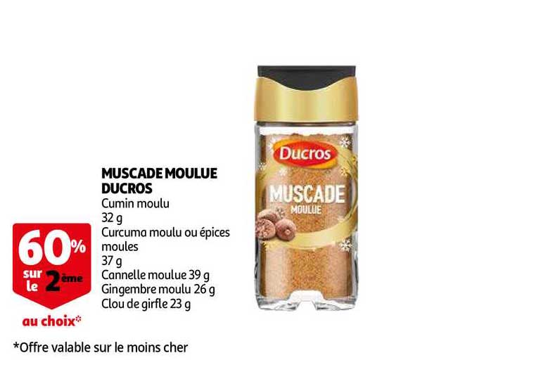 muscade moulu ducros