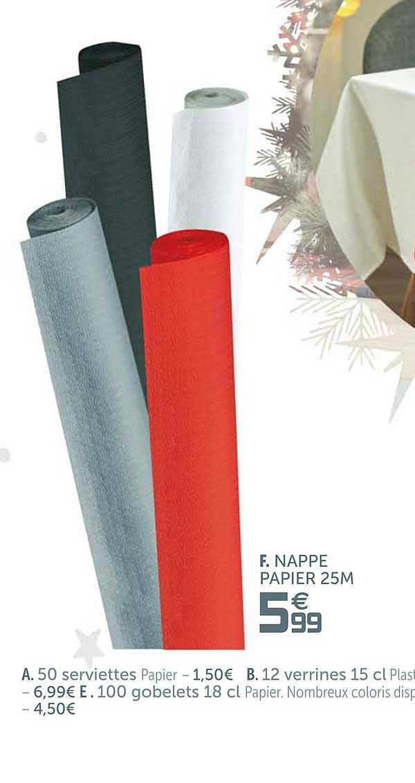 Nappe Papier 25m