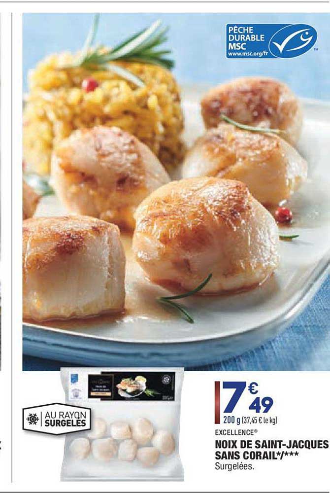 noix de saint-jacques sans corail excellence