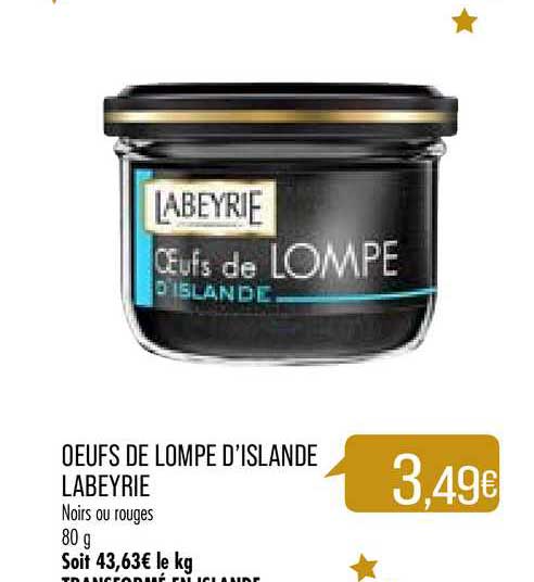 Oeufs De Lompe D'islande Labeyrie
