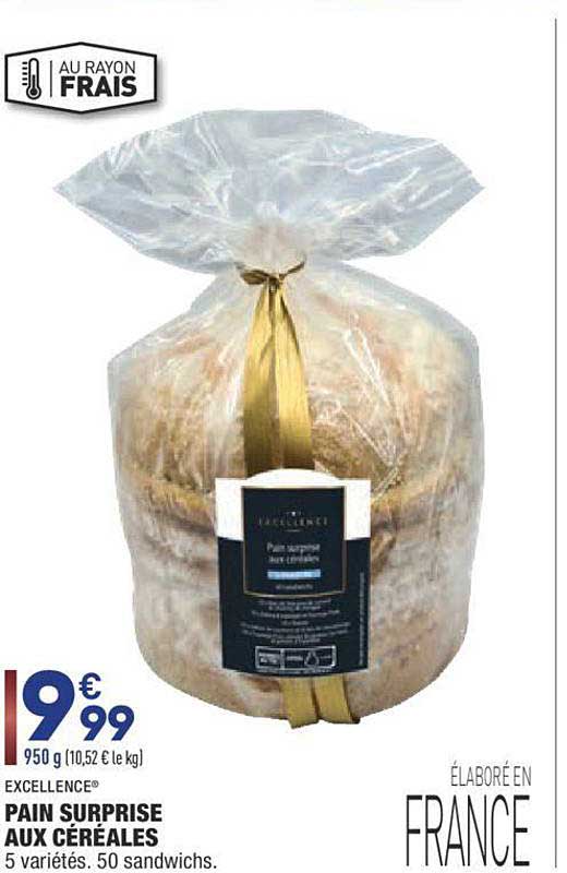 Pain Surprise Aux Céréales Excellence