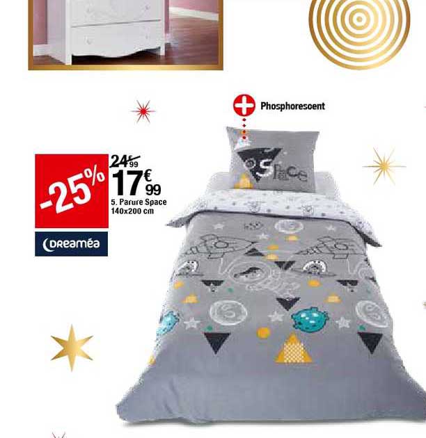 parure space 140x200 cm dreaméa