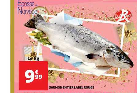 Saumon Entier Label Rouge