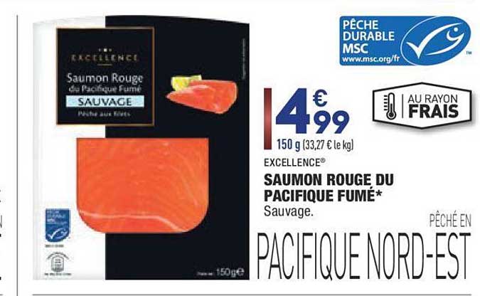 Saumon Rouge Du Pacifique Fumé Excellence