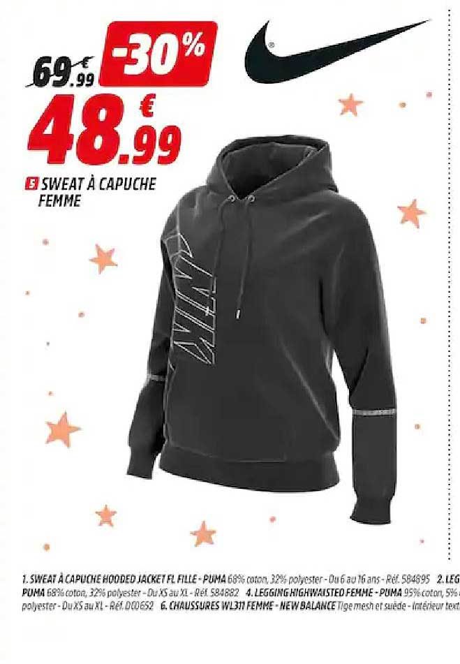 Sweat à Capuche Femme Nike