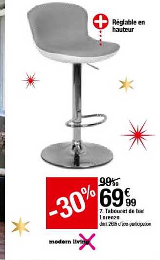 tabouret de bar lorenzo