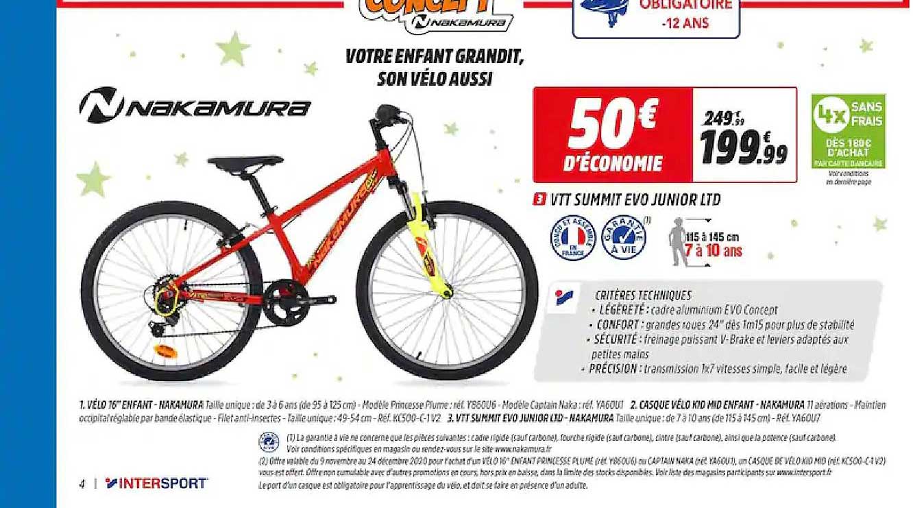 vtt summit evo junior ltd nakamura