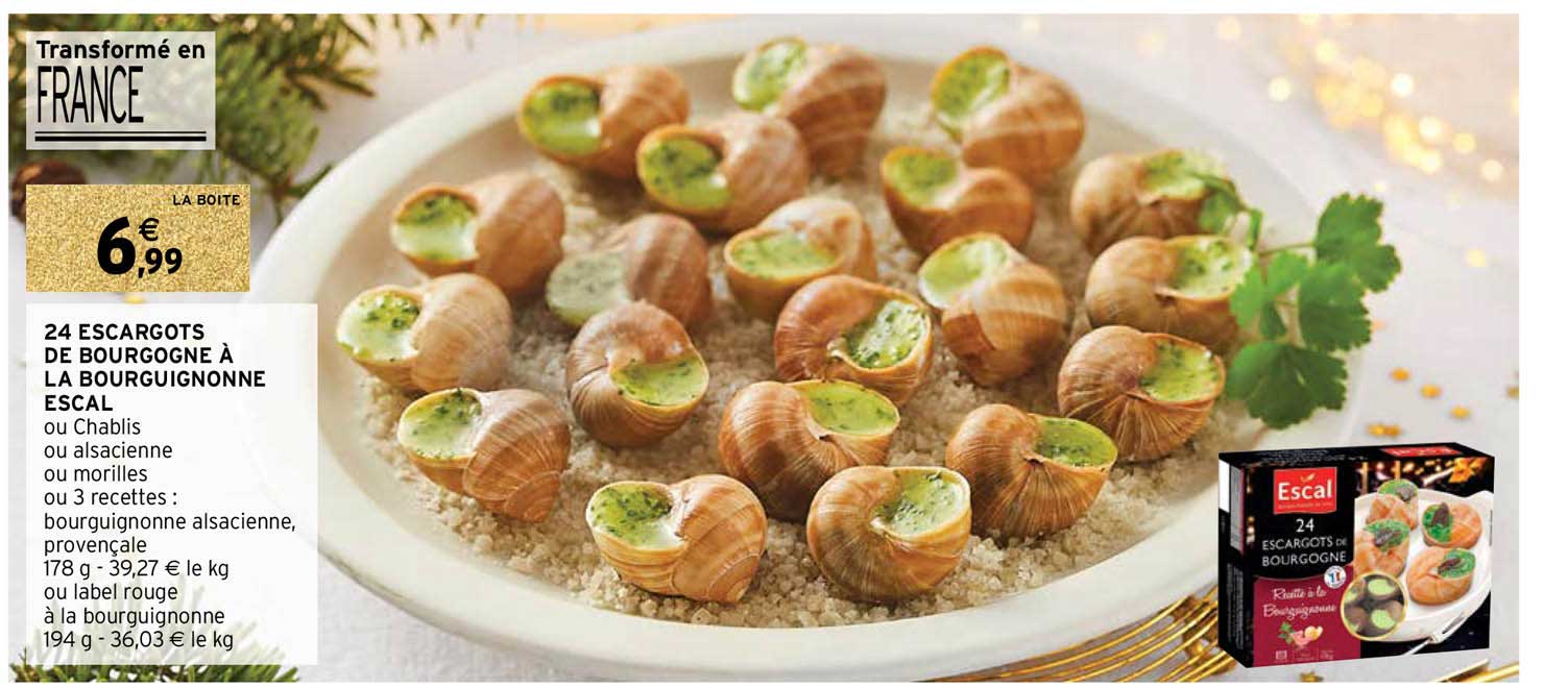 24 escargots de bourgogne à la bourguignonne escal