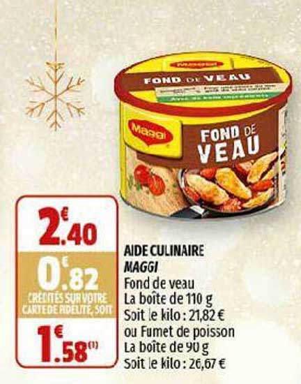 aide culinaire maggi