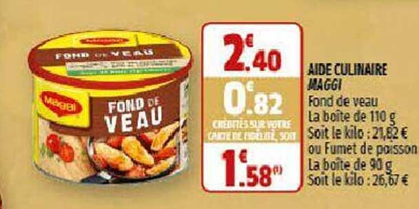 aide culinaire maggi