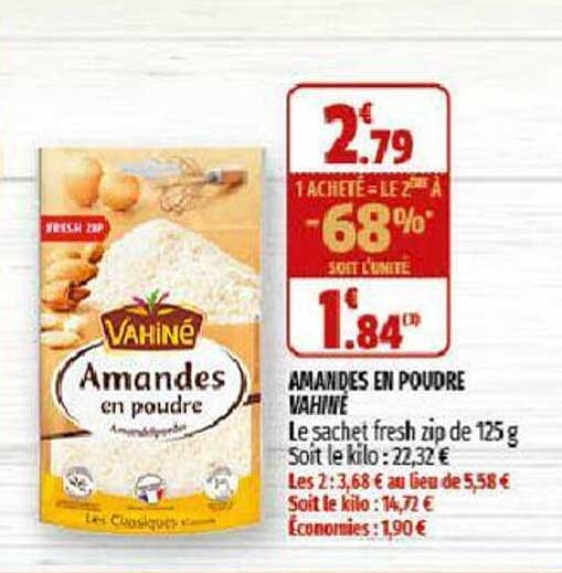 Amandes En Poudre Vahiné