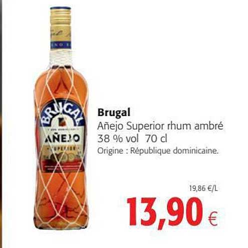 añejo superior rhum ambré brugal