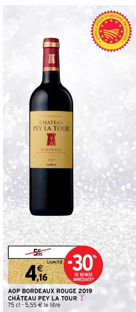 Aop Bordeaux Rouge 2019 Château Pey La Tour