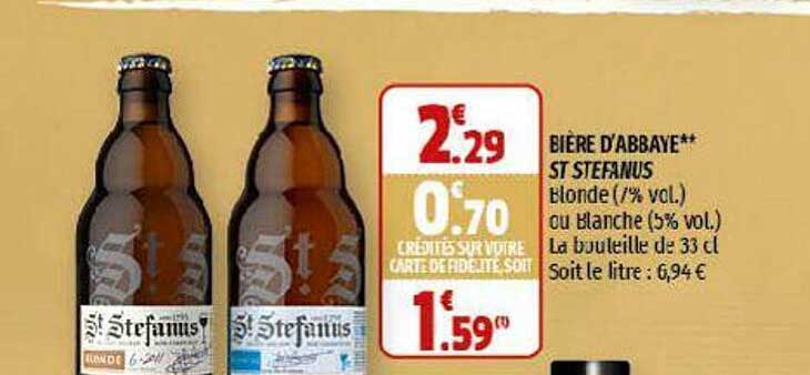 bière d'abbaye st stefanus
