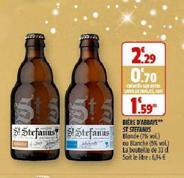 bière d'abbaye st stefanus