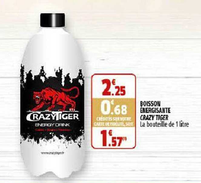 boisson énergisante crazy tiger