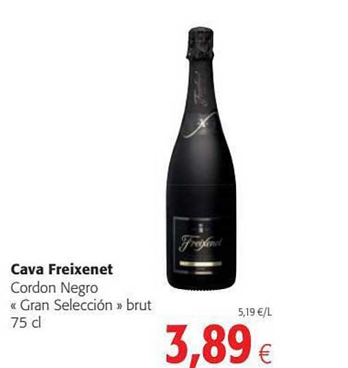 cava freixenet cordon negro "gran selección" brut
