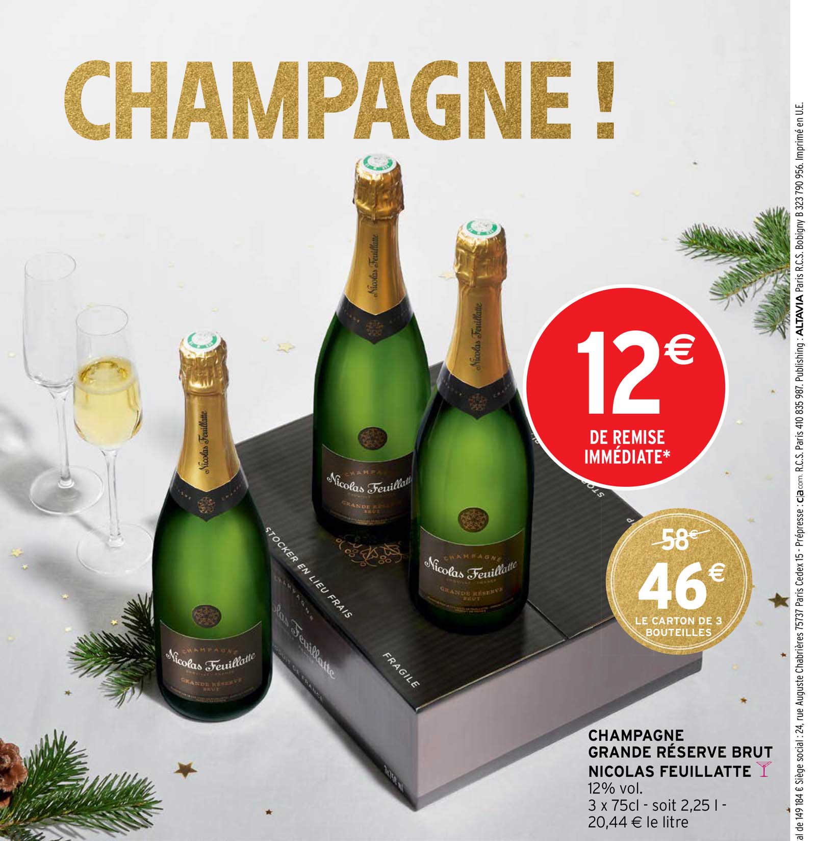 champagne grande réserve brut nicolas feuillatte