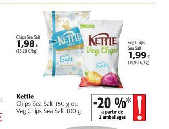 chips sea salt ou veg chips sea salt kettle