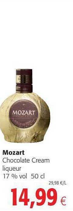 chocolate cream liqueur mozart