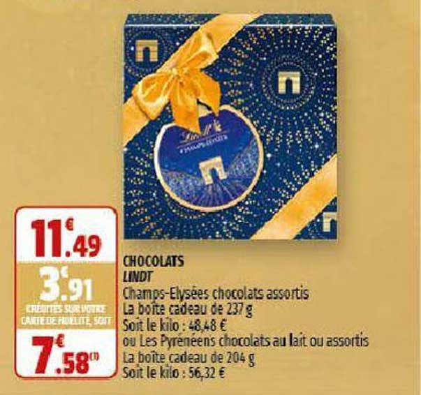 Chocolats Lindt