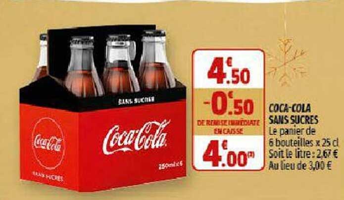 coca-cola sans sucres