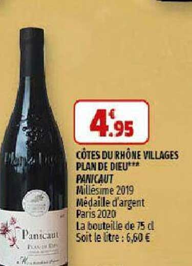côtes du rhône villages plan de dieu panicaut
