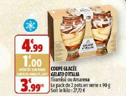 coupe glacée gelato d'italia