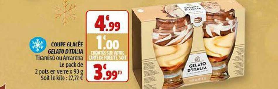 Coupe Glacée Gelato D'italia