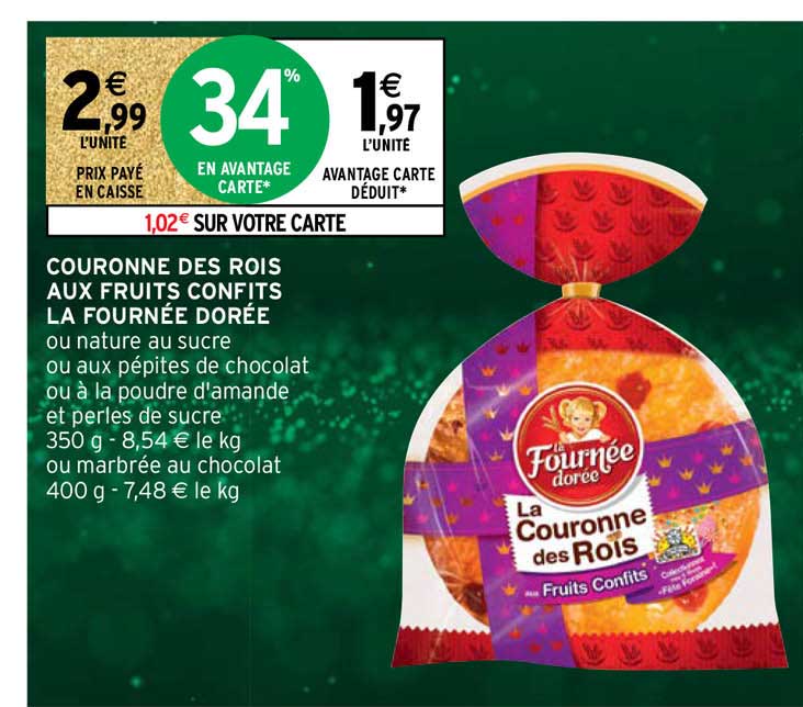 couronne des rois aux fruits confits la fournée dorée