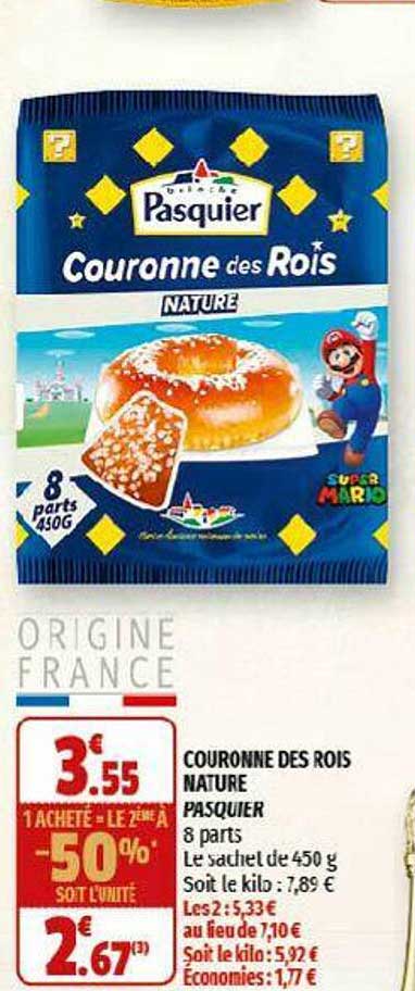 Couronnes Des Rois Nature Pasquier