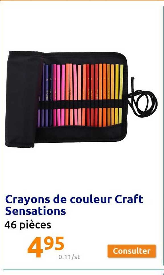 Crayons De Couleur Craft Sensations