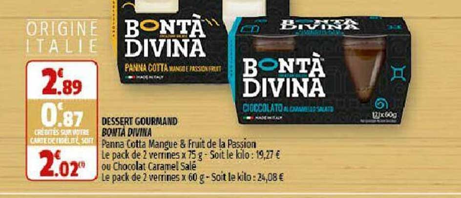 Dessert Gourmand Bontà Divina