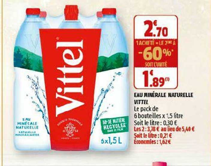Eau Minérale Naturelle Vittel
